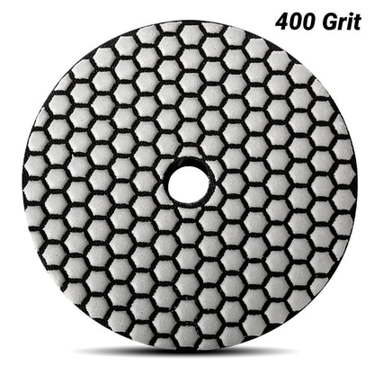 Ninja 125mm (5") 400 Grit Wet & Dry Honeycomb Resin Diamond Polishing Pad