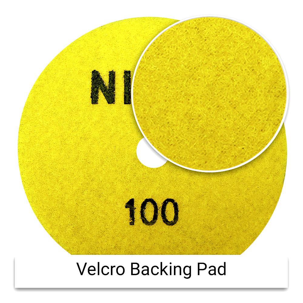 Ninja NDDP100 125mm (5") 100 Grit Wet & Dry Diamond Honeycomb Resin Polishing Pad