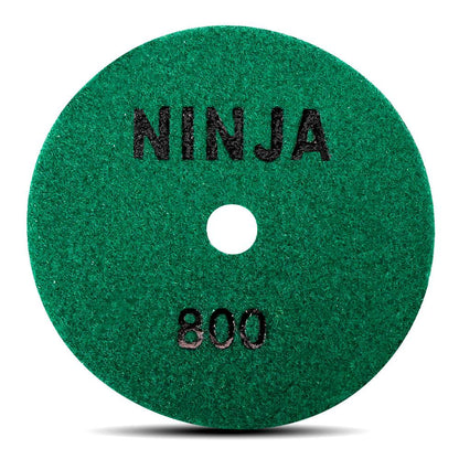 Ninja 125mm (5") 800 Grit Wet & Dry Honeycomb Resin Diamond Polishing Pad