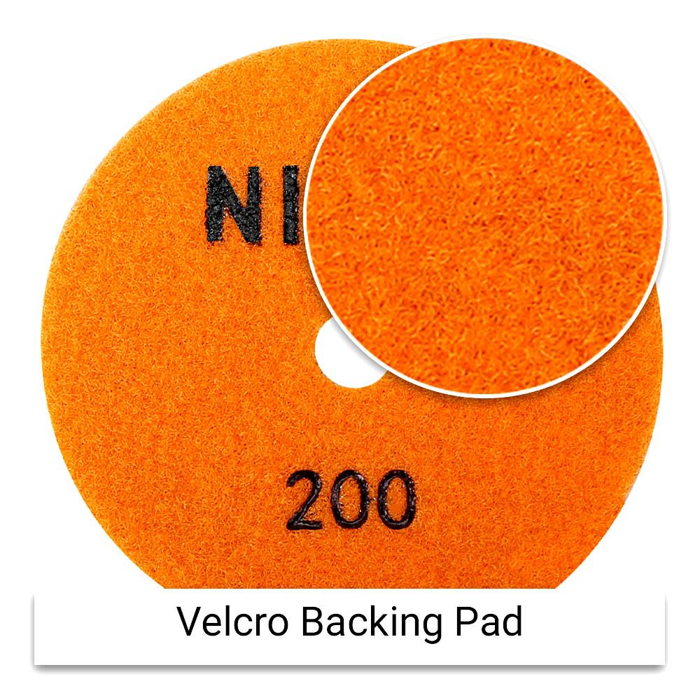 Ninja NDDP200 125mm (5") 200 Grit Wet & Dry Diamond Honeycomb Resin Polishing Pad