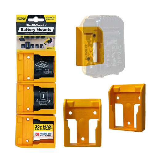 StealthMounts Battery Mounts for DeWalt 20v