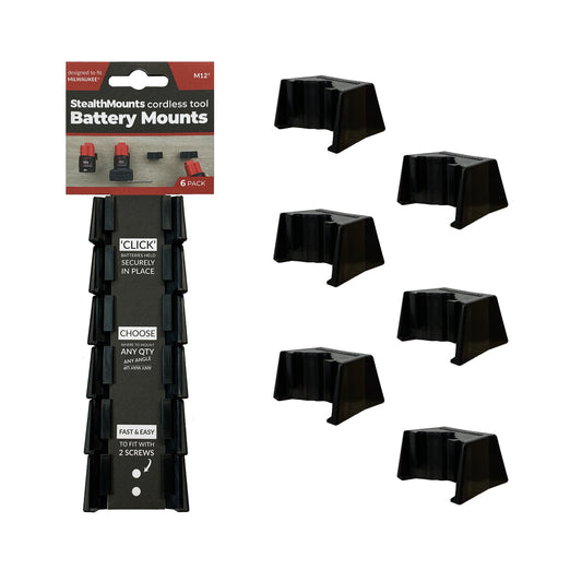 StealthMounts Battery Mounts for Milwaukee M12