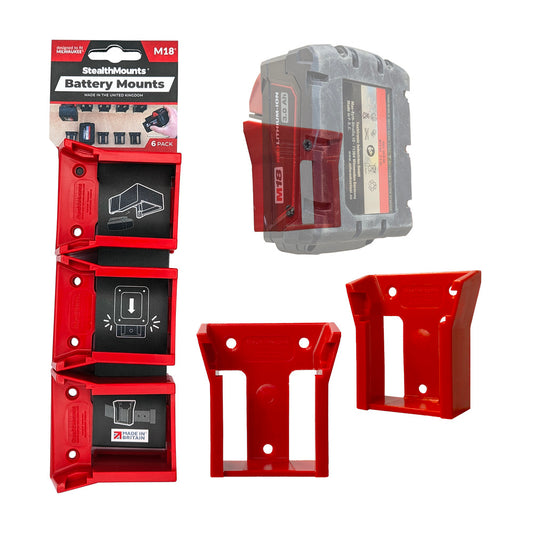 StealthMounts Battery Mounts for Milwaukee M18