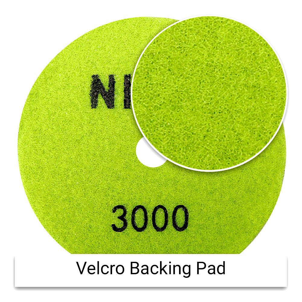 Ninja 125mm (5") 3000 Grit Wet & Dry Honeycomb Resin Diamond Polishing Pad