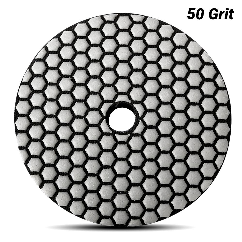 Ninja 125mm (5") 50 Grit Wet & Dry Honeycomb Resin Diamond Polishing Pad