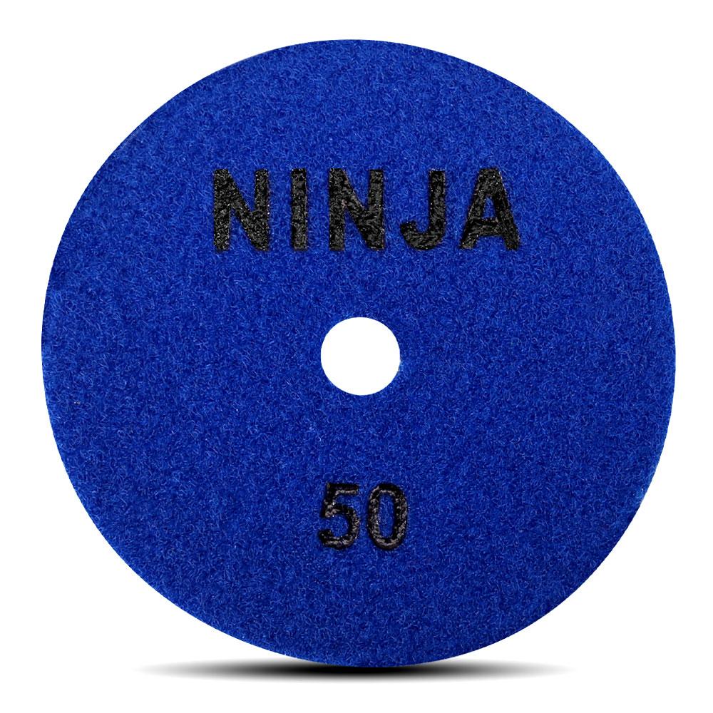 Ninja NDDP50 125mm (5") 50 Grit Wet & Dry Diamond Honeycomb Resin Polishing Pad