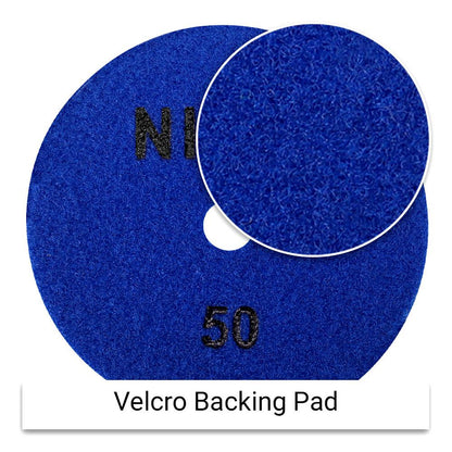 Ninja NDDP50 125mm (5") 50 Grit Wet & Dry Diamond Honeycomb Resin Polishing Pad